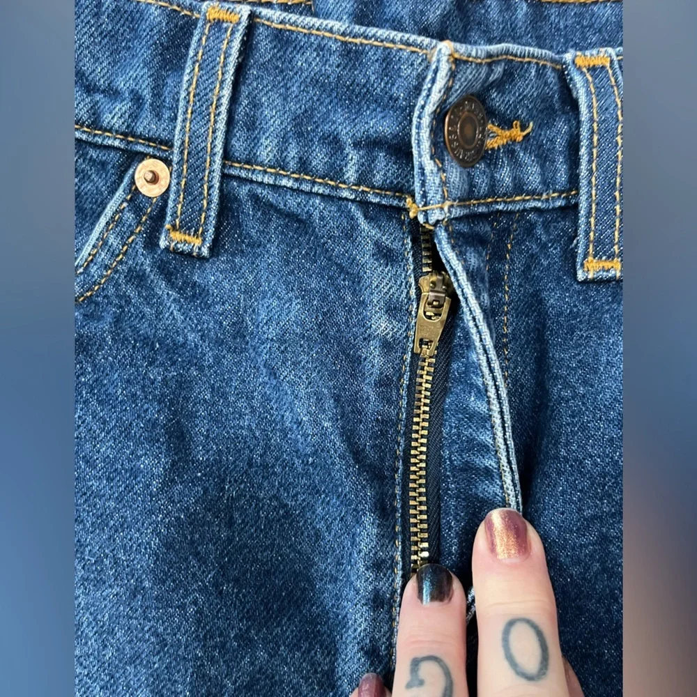 Levi’s 505 Vintage 90’s orange tab Denim Jeans Regular Size 30W